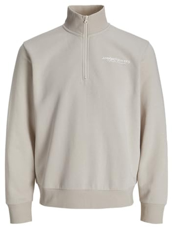 Jrebzack Sweat halv dragkedja, Moonbeam, XXL
