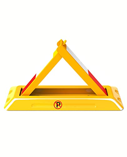 Bloqueador de aparcamiento Barreras de estacionamiento, bloqueo de suelo, bloqueo de espacio de estacionamiento, bloqueo de espacio de estacionamiento engrosado, pila de automóvil(B)