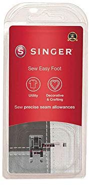 SINGER Nähfuß, Metall-Kunststoff, verstellbare Führung, schöne Ziernähte leicht gemacht