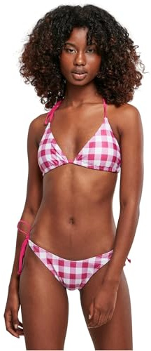 URBAN CLASSICS Bikini Donna, Costume da Bagno a Due Pezzi Regolabile, Reggiseno a Triangoli e Slip a Vita Bassa, Tanti Colori Disponibili, Taglie XS - 5XL