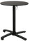 METRO Professional Gastro-Klapptisch Massini, Aluminium/Hochdruck-Laminat, Ø 60 cm x 74 cm, stapelbar, rund, schwarz