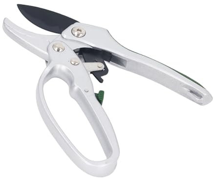 Ciseaux de Jardinage, Outil de Jardinage, Sécateurs à Cliquet, Ciseaux de Jardinage Tranchants, Tondeuses de Jardin pour Couper la Tige de Haie de Fleurs de Roses