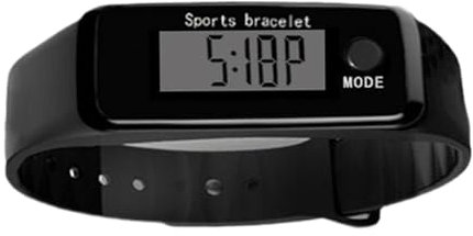 Reloj de fitness genérico, reloj Step Counter, portátil impermeable deportes smartwatch with Caloría and Distancia Monitoring for Running, Walking, Hiking, PP Case, PVC Strap