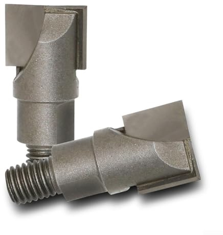 Oniissy 3Pcs 10mm Shank for CNC Bottom Cleaning Router Bits Set for Door Lock Slotting Milling Cutter Steel Alloy 16mm 18mm 20mm Woodworking Tools for Wooden Doors