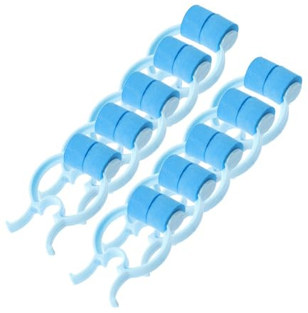 Artibetter 16 Pinzas Nariz Prácticas y Portátiles de Pom y Eva para Entrenamiento Respiratorio en Viajes y Actividades al Aire Libre