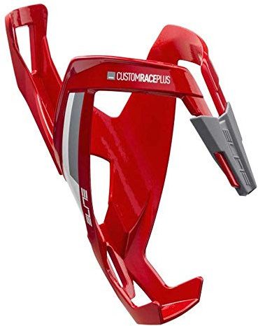 Elite Custom Race Plus Bottle Cage, red/White