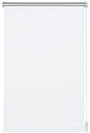GARDINIA EASYFIX Tenda a rullo termica, Fissaggio a incastro o con adesivo, Altamente riflettente, Risparmio energetico, Opaco, Incl. materiale di montaggio, Bianco, 50 x 150 cm (LxH)
