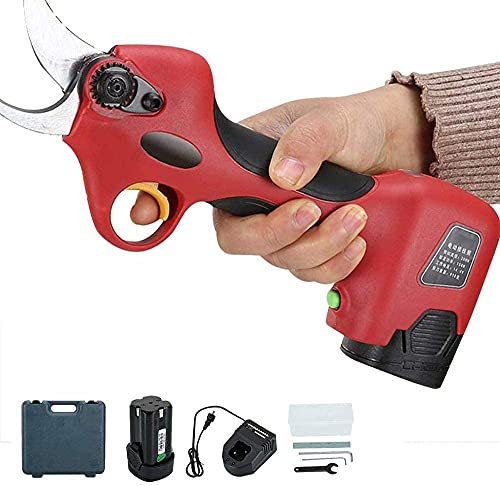 Cesoie elettriche per potatura a batteria, tagliabordi alimentati per alberi, mini forbici taglierina potatrice diametro taglio 25 mm piccolo regalo