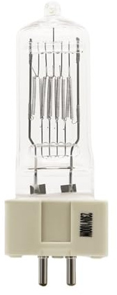 1000W Stage Film and Television Lights Photography Spotlight Bulb Halogen Quartz Pin Gold(GX9.5)