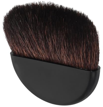 SAFIGLE Brocha para Rubor y Polvos de Maquillaje, Pincel Pequeño de Nailon Plano 5 Cm, Portátil y Multifuncional para Corrector y Contorno, Adecuado para Viaje y Retoques Diarios