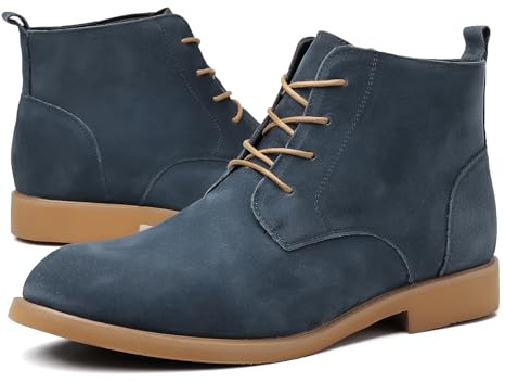DADAWEN Homme Bottine Chelsea en Daim Confortable Classiques Ankle Boots