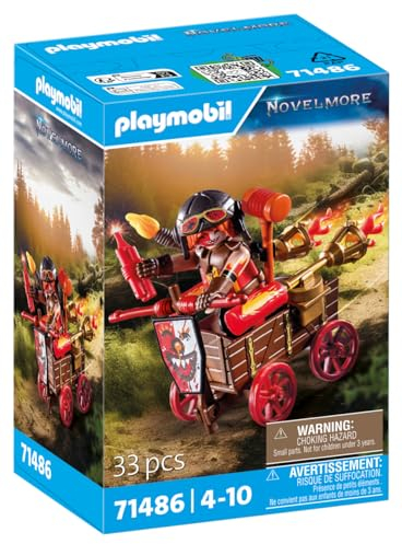 PLAYMOBIL Novelmore 71486 Kahbooms Rennwagen, ab 4 Jahren