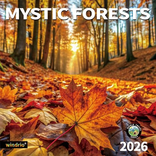 2026 Wall Calendar,Calendar 2026, November 2025 - December 2026, Wall Calendar Mystic Forests, 12 x 24 Opened,Full Page Months Thick & Sturdy Paper for Gift Perfect Calendar Organizing & Planning