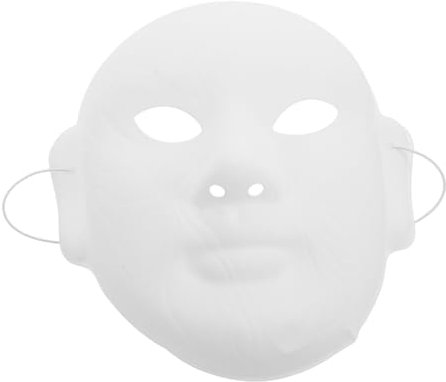 Hemobllo De La Ópera De Pekín: Máscara Blanca En Blanco Para Pintar, Ideal Para Pintar De Forma Creativa, Como Accesorio Teatral Y Para El Aprendizaje Cultural En