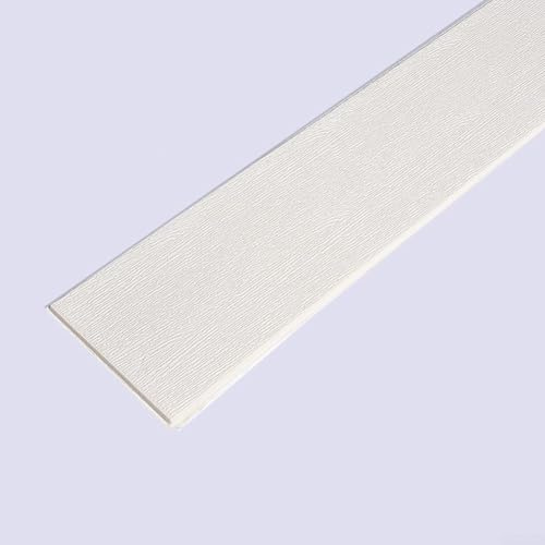 Adesivi da parete 3D per battiscopa in PVC per decorazione domestica, design resistente, impermeabile, per cucina e bagno, 1 pezzo (bianco)