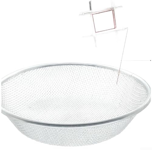 Setaccio da giardino, 30 cm, resistente, con maglie da 2 mm, 6 mm, 10 mm, per compost e invasatura (2)