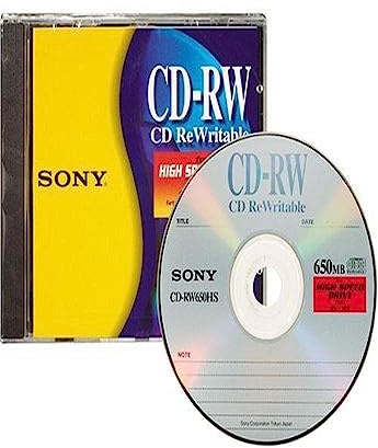 Sony CD-RW High Speed Rewritable Disc (One-Pack)