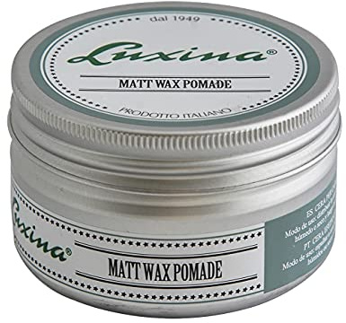 Luxina Matt wax pomade cera per capelli effetto opaco 100ml made in italy