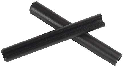 Goupille élastique noircie en fer, goupille élastique de positionnement de goupille fendue, goupille cylindrique, goupille creuse, goupille d'arbre M6M8 M6 * 20 (50 pièces)-M8 * 12 (50 pièces)