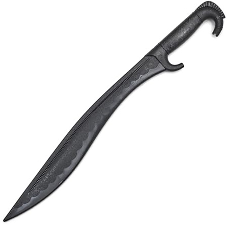 Martial Arts Black Polypropylene Plastic Falcata Training sword - NEW