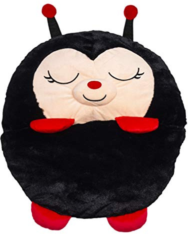 Happy NAPPERS Medium Modèle Coccinelle Jeunesse Unisexe, Noir, Rouge