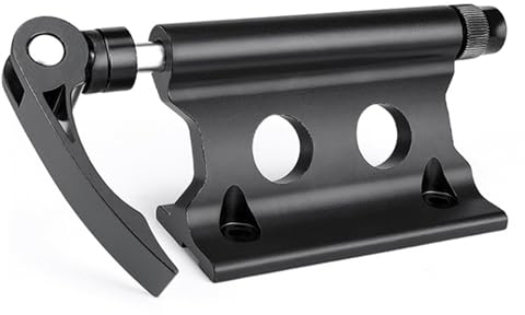 Orssmigs Soporte Horquilla Bicicleta de Aleación Montaje de Horquilla de Bicicleta Soporte de Horquilla de Liberación Rápida, Soporte Horquilla Bicicleta Cierre Rápido (Negro)