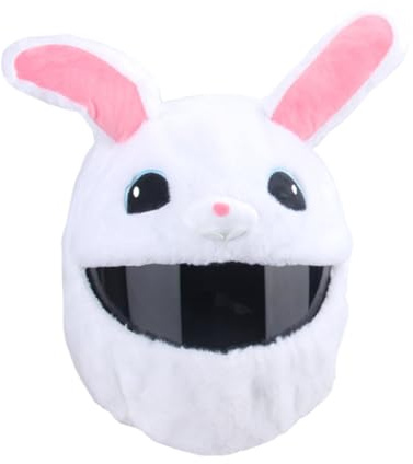 Motorcycle Helmet Cover | Motorcycle Hat Full-face Protective Case | Cute Bunny Panda Helmet Cover | Motorcycle Helmet Accessories For Rides
