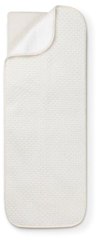 Moonboon Wasserdichter Matratzenschoner für die Federwiege - Natur - 32 x 90 cm - Weiche Baumwolle mit Krankenhaus-Absorption - Sicher & Bequem für Babyhängematten & Wiegen