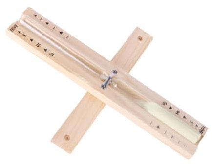 Fonowx Horloge de Sable Tournante 30 Minutes pour Le Sauna, Sablier Mural, Beige