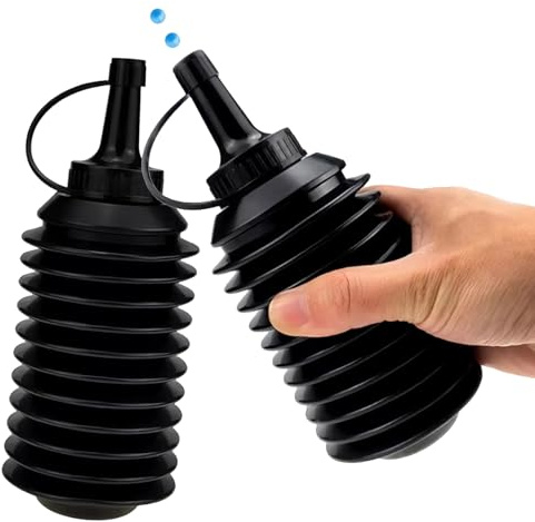 2-pack Stor BB Speedloader Med Flip-lock, Trattspets, Bärbar Vattenkuldispenser för Snabb Omladdning, Perfekt för Utomhusskjutspel(600ml)