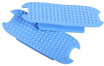 QHP Steigbügel-Tritte Steigbügel-Einlagen Color für Steigbügel (12 cm, Sky)