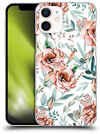 Head Case Designs Officially Licensed Anis Illustration White Bloomers Hard Back Case Compatible With Apple iPhone 12 Mini