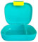 Tupperware to Go 1, 2, 3 Lunchbox mit Unterteilung Trennwand türkis gelb Schule Kinder