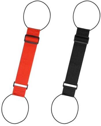 2 Piezas de Correas Elásticas Ajustables para Equipaje y Sujetar Bolsas de Viaje - Cuerdas