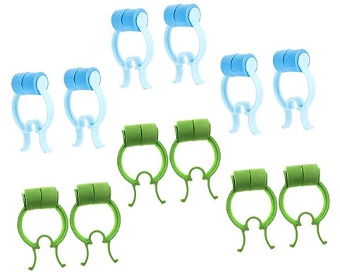 Vaguelly Clip per Naso per Epistassi 12 Pezzi in Plastica Portatile Fermagli Nasali Ergonomici per Allenamento e Fissaggio Rapido a Casa