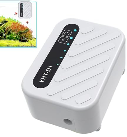 Pompe À Air pour Aquarium,Aérateur Portable pour Panier D'appâts,Aérateur pour Aquarium Rechargeable par USB | pour Étang Extérieur Intérieur Tortue Vairon Crevette Betta Fosse Septique