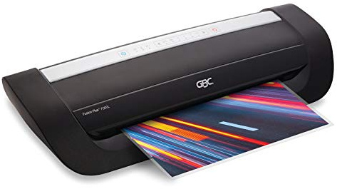 GBC Thermal Laminator Machine, Fusion 7000L, 12 Inch, 1 Min Warm-Up, 3-10 Mil, with 50 EZUse Laminating Pouches (1703098F)