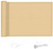 AXT SHADE Balkon Sichtschutz Wetterfest 90x500cm Balkonverkleidung Balkonabdeckung Balkonbespannung Blickdichte Windschutz und UV-Schutz mit Kabelbinder für Balkongeländer-Sand