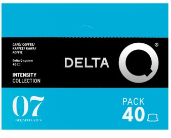 Delta Q Pack XL Deqafeinatus - Café Cápsulas - Intensidad 1 - 40 Cápsulas