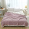 DREAMLANDING Sherpa Fleece Blanket Sofa Throw Double-Sided Super Soft Warm Throw Blanket For Bed, Sofa, Couch (Purple Cable, 150×200cm)