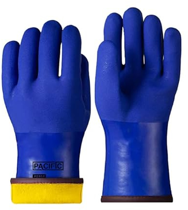 PACIFIC Guanti da Lavoro Invernali, Termici e Caldi, Fodera in Cashmere, 100% Impermeabili, Empo Freddo, Resistenti ai Prodotti Chimici e All'olio, XL/10