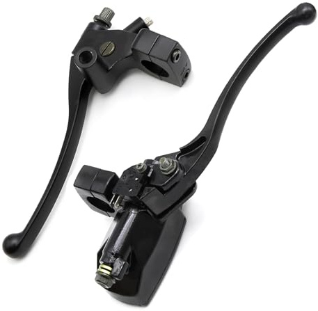 Hoypeyfiy Left & Right Brake Master Cylinder Clutch Lever 1'' 25mm Aluminum Replacement for Honda Magna Shadow Spirit Suzuki Intruder Yamaha Vstar Kawasaki Vulcan
