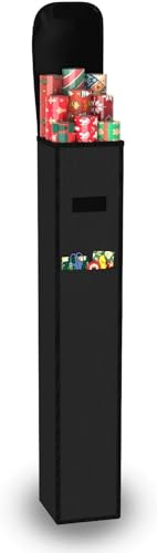 Aufbewahrungstasche für Geschenkpapier,Wasserdicht,Schwerlast Reißfest 600D Oxford Gewebe Weihnachtspapier Geschenkpapier Aufbewahrung Organizer Tasche (74x14cm)