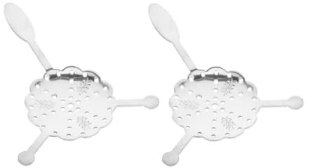 Hoement 2piezas Cuchara Inoxidable Para Filtro De y Diseño De Asas De Herramienta De