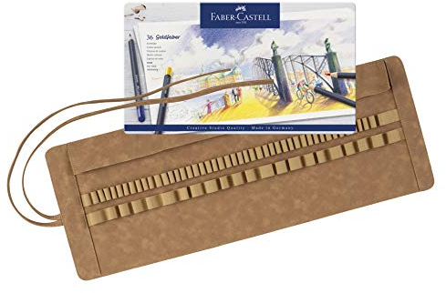 Faber-Castell 180010 - Stifterolle Art & Graphic (36er Set, Farbstifte)
