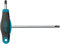 HAZET 829KKT-T25 Tournevis Allen avec lames courtes et longues pour une utilisation flexible Bleu foncé