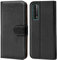 Verco Funda para Huawei P Smart 2021, Telefono Movil Case Compatible con P Smart 2021 Libro Protectora Carcasa, Negro