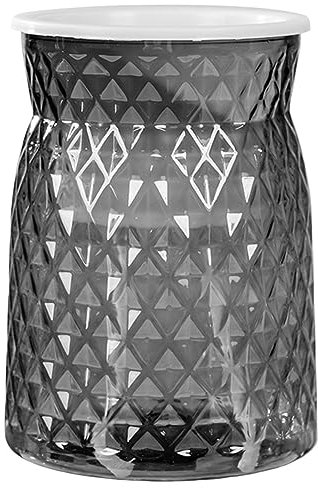 Laluerck Semplice vaso di fiori trasparente Vaso per piantare con sistemi autoadescanti per decorazioni per feste da tavola per la di nozze