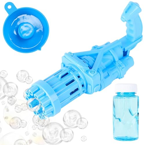 Jouet Toyland® Bubble Blaster avec souffleur 10 Trous - Solution à Bulles Incluse - Jouets d'extérieur - Jeux de Jardin