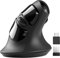 Mouse ergonomico Micropack, mouse wireless verticale con ricevitore USB A e USB di tipo C, mouse Ergo con 6 pulsanti e mouse DPI regolabile 800/1200/1600 per Windows, Macbook, laptop e tablet, nero